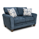 Fusion Furniture Wowza Navy Loveseat WN3011-01
