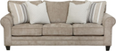 WC3010-00 Fusion Furniture Wowza Cocoa Miles Sofa IMAGE 1