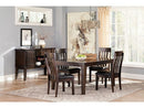 D596-42/124 Ashley Haddigan 5 Piece Rectangular Counter Dining Set with 4 Stools IMAGE 1