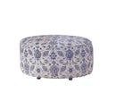 WN140 Southern Motion Wowza Navy Cocktail Ottoman IMAGE 1