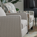 WD702-NC FUS Newsprint Chroma Accent Chair IMAGE 1