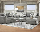 Affordable Furniture 6003/6055-POSG Sofa/Ottoman Posh Grey