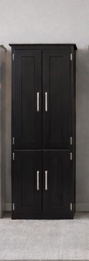 276812 A&H Woodworking Pantry Cabinet in Smoke IMAGE 2