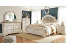 B743-56/58/97 B743-58-56-97 Ashley Realyn King Upholstered Panel Bed IMAGE 2