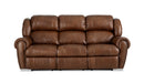 222-30-15 HomeStretch Laredo Manual Sofa in Cognac Leather IMAGE 2