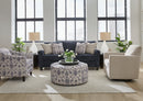 Fusion Furniture Wowza Navy Loveseat WN3011-00