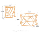 T015-13 Ashley Madanere Cocktail Table and 2 End Tables Set of 3 IMAGE 4