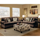 8642-61/67 Albany Transitional Sectional Sofa with Chaise in Groovy Chocolate IMAGE 3