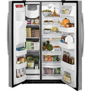  GE 36-inch, 25.3 cu. ft. Side-by-Side Refrigerator with Ice and Water GSS25GSHSS IMAGE 7