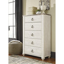  Signature Design by Ashley Willowton 5-Drawer Chest B267-46 IMAGE 3
