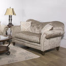  Hughes Furniture Stationary Fabric Loveseat 8750 Loveseat IMAGE 3