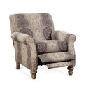  Hughes Furniture Fabric Recliner 245RC Reclining Chair - Baroque Fog IMAGE 1