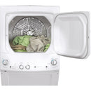  GE Stacked Washer/Dryer Electric Laundry Center GUD27ESSMWW IMAGE 4