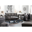  Signature Design by Ashley Betrillo Stationary Leather Look Loveseat 4050335 IMAGE 11