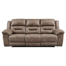  Signature Design by Ashley Stoneland Reclining Leather Look Sofa 3990588 IMAGE 1