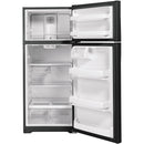 GE 28-inch, 17.5 cu.ft. Freestanding Top Freezer Refrigerator with LED Lighting GTS18GTNRBB IMAGE 3