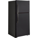  GE 33-inch, 21.9 cu.ft. Freestanding Top Freezer Refrigerator with Upfront Fresh Food Temperature Controls GTS22KMNRDS IMAGE 2