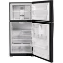  GE 33-inch, 21.9 cu.ft. Freestanding Top Freezer Refrigerator with Upfront Fresh Food Temperature Controls GTS22KMNRDS IMAGE 3