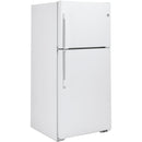  GE 30-inch, 19.2 cu.ft. Freestanding Top Freezer Refrigerator with LED Lighting GTS19KGNRWW IMAGE 2
