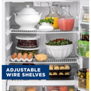  GE 30-inch, 19.2 cu.ft. Freestanding Top Freezer Refrigerator with LED Lighting GTS19KGNRWW IMAGE 6