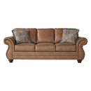  Hughes Furniture Refined Lodge Stationary Fabric Sofa Refined Lodge 17400S Sofa - Jetson Ginger IMAGE 1