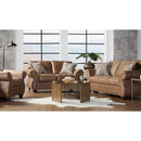  Hughes Furniture Refined Lodge Stationary Fabric Sofa Refined Lodge 17400S Sofa - Jetson Ginger IMAGE 2