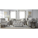  Hughes Furniture Stationary Fabric Loveseat 8725LS IMAGE 2