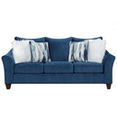  Affordable Furniture Mfg 7703 Sofa - Velour Navy IMAGE 1