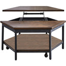  Steve Silver Furniture Ultimo UM200CL Hexagon Lift-Top Cocktail Table IMAGE 3