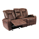  Cheers 70116 L2-2K-HCF Reclining Glider Loveseat IMAGE 1