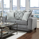  Affordable Furniture Mfg 5802 Loveseat - Stonewash Charcoal IMAGE 1