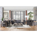  Hughes Furniture Stationary Fabric Sofa 22700S02 IMAGE 2