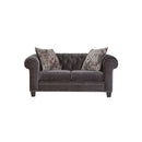  Hughes Furniture Stationary Fabric Loveseat 22700LS02 IMAGE 1