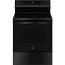  GE 30-inch Freestanding Electric Range with Convection Technology GRF600AVBB IMAGE 1