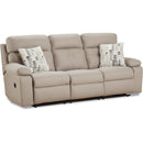  Affordable Furniture Mfg 1703 Reclining Sofa - Porschia Taupe IMAGE 1