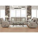  Affordable Furniture Mfg 1720 Reclining Loveseat - Porschia Taupe IMAGE 3