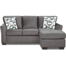  Affordable Furniture Mfg 3903 Sofa with Chaise - Fleece Seal IMAGE 2