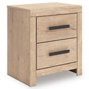  Signature Design by Ashley Sanginlane B3787-92 Two Drawer Night Stand IMAGE 1