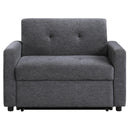  Steve Silver Furniture Noah NOA800GCT Gray Chair w/ Twin Sleeper IMAGE 1