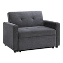  Steve Silver Furniture Noah NOA800GCT Gray Chair w/ Twin Sleeper IMAGE 5