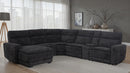 Manwah Cheers 6-Piece Sectional Sofa, Black
