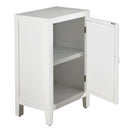 Stylecraft Small Mirrored White Side Table