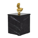 A&B Home 78028-DS Black Marble Box