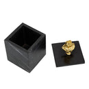 A&B Home 78028-DS Black Marble Box