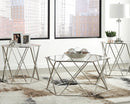 T015-13 Ashley Madanere Cocktail Table and 2 End Tables Set of 3 IMAGE 2