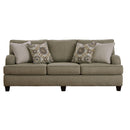 CM4250 Fusion Crossroads Mink 98" Sofa with Pillows IMAGE 1
