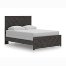 Ashley B3789-71/96 Queen Charcoal Headboard Footboard Rails