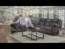  Homestretch Furniture 129-30-14 Double Reclining Sofa EXTERNAL_VIDEO 1