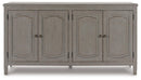 Ashley T784-40 Accent Cabinet Grey 4-Door