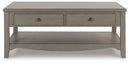 Ashley T784-1 Charina Rectangular Cocktail Table